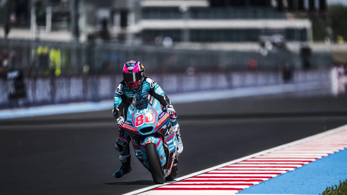 David Alonso acarició el podio en el GP de Hungría: dio espe