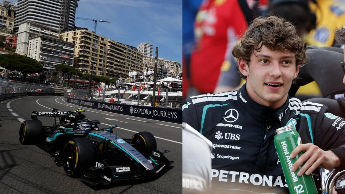 Paliza de Kimi Antonelli en el GP de Mónaco: derrochó talent