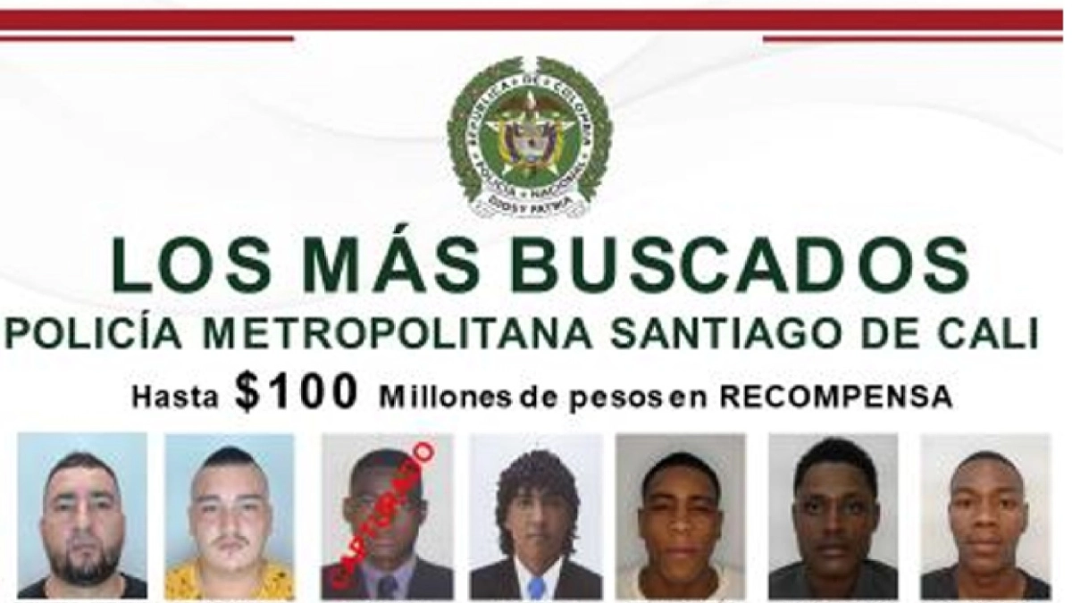 Así cayeron dos de los hombres más buscados en Cali: alias M