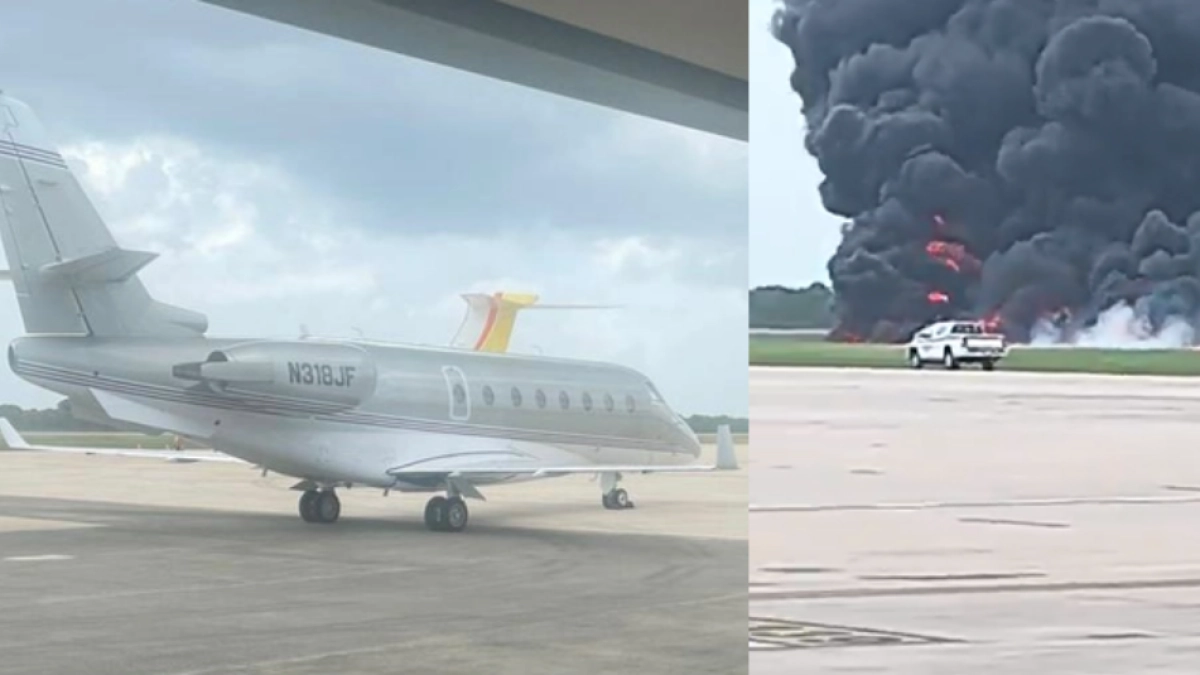 Video muestra impresionante accidente de avión chárter en República Dominicana