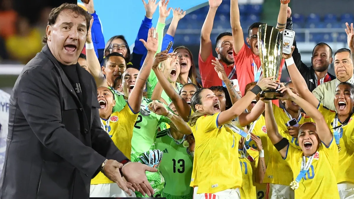 Néstor Lorenzo se unió al festejo de la Selección Colombia Femenina que ganó la Liga de Naciones: el emotivo mensaje del DT de la masculina