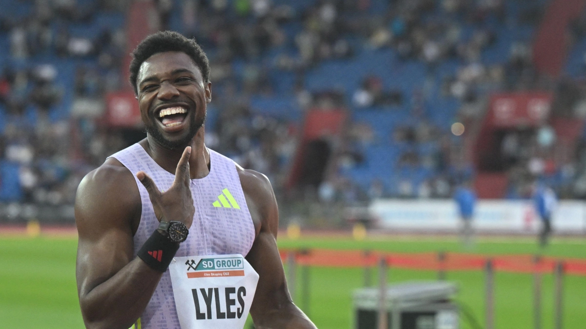  Video | Impresionante lo de Noah Lyles: rompe el récord mundial en la reunión atlética...