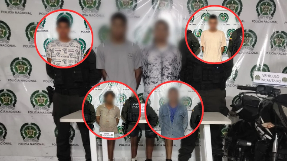 Extortion Ring Busted in Barranquilla: Six Suspects Detained for Pressuring Merchants