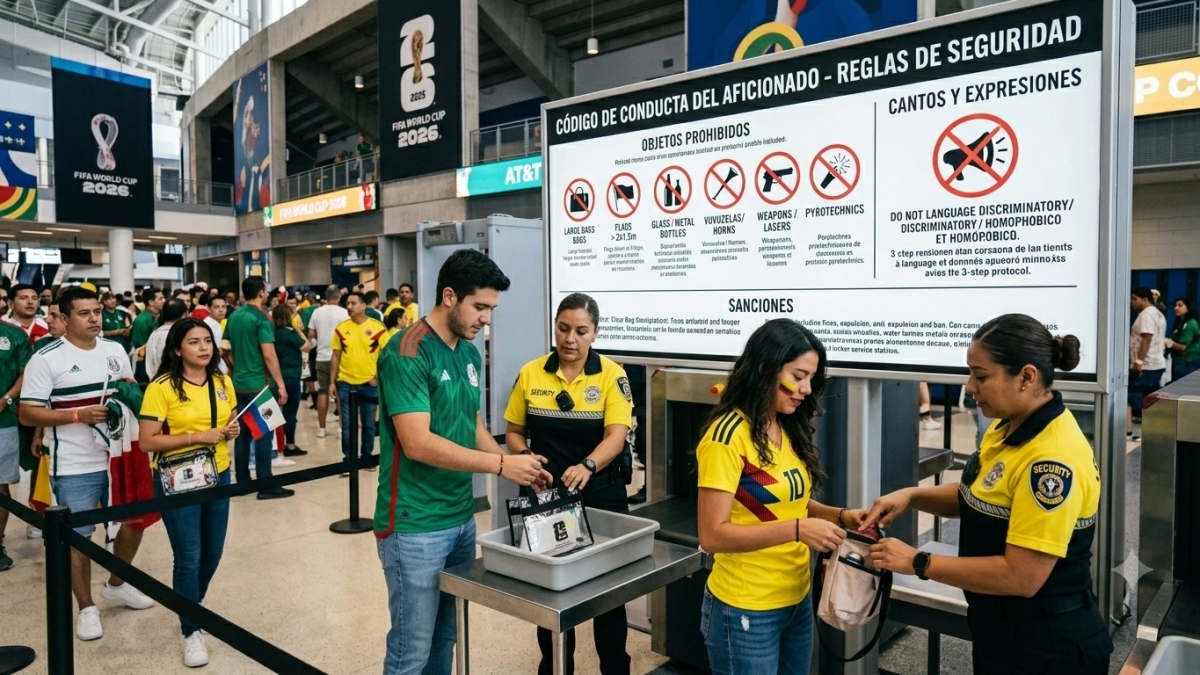 Reglas y sanciones de la FIFA para hinchas en los estadios del Mundial 2026: ¿Qué no se puede hacer?