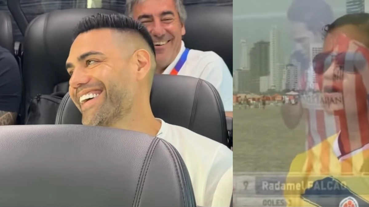 Video: la reacción de Falcao al escuchar la canción ‘Viva Colombia, viva Falcao’ durante el Mundial 2026 se hizo viral