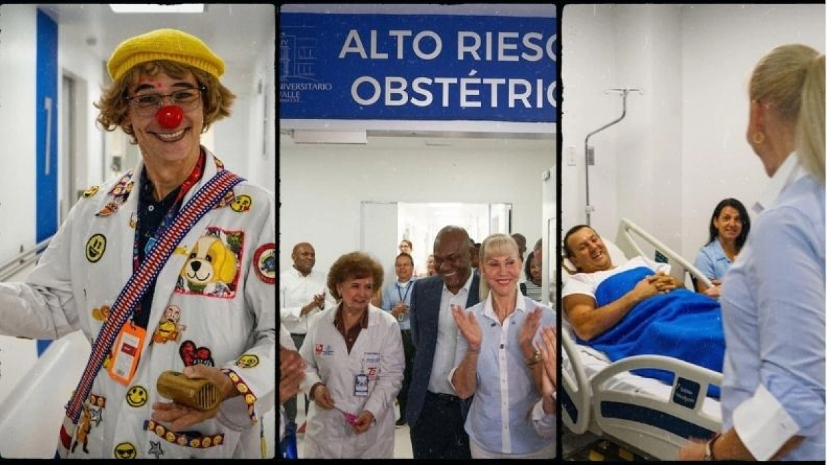 HUV Hospital in Colombia inaugurates high-risk obstetrics and orthopedic wards