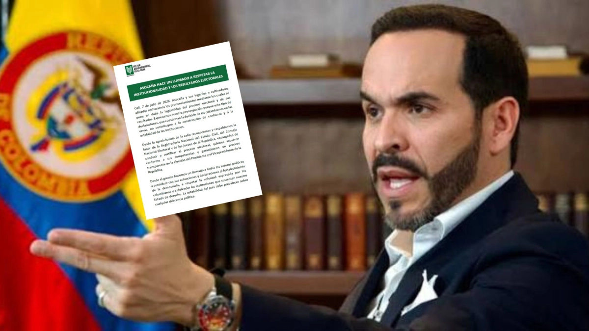 Asocaña se pronuncia ante nueva crisis, tras suspensión del empalme entre De la Espriella y Petro: 'Reconocemos la labor de la Registraduría y CNE'