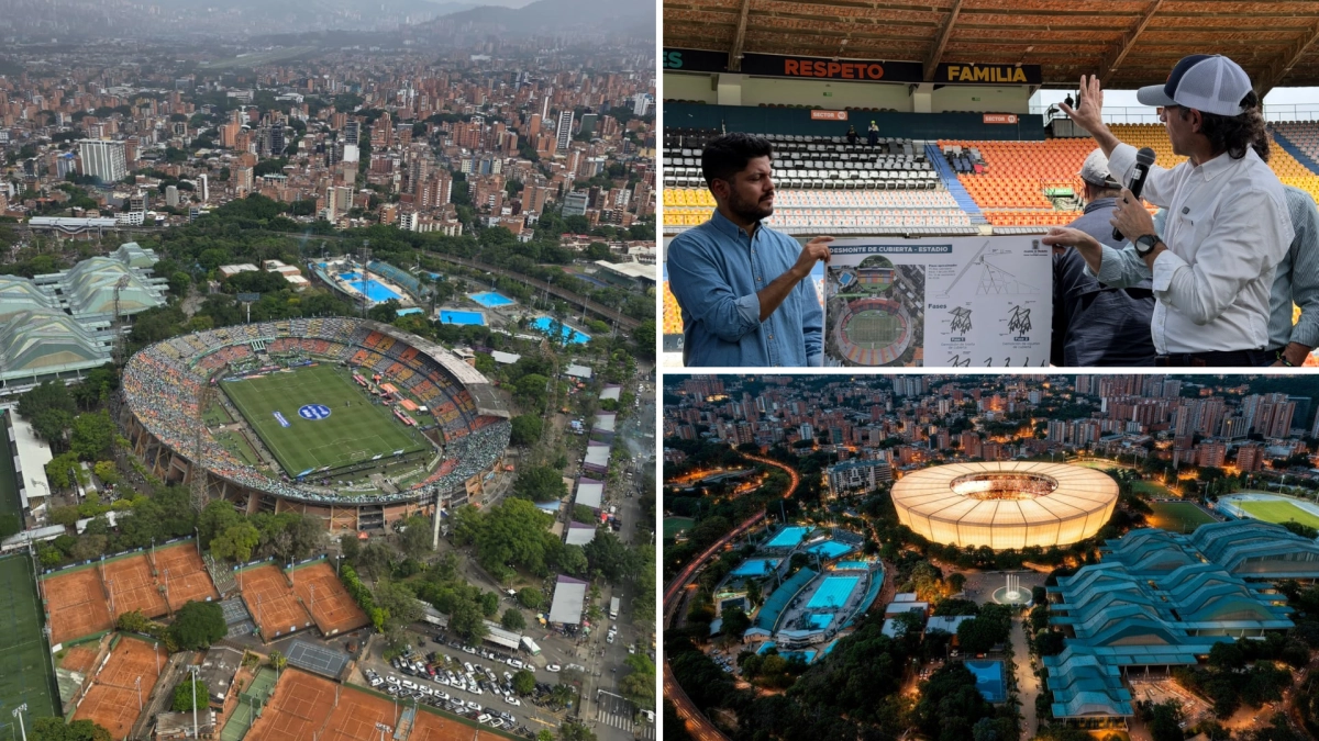 Medellín arranca la remodelación del Atanasio Girardot sin cerrar el estadio