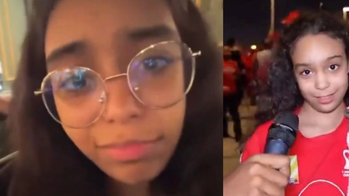 Así luce hoy la niña que se hizo viral en el Mundial de Qatar por burlarse de Cristiano Ronaldo
