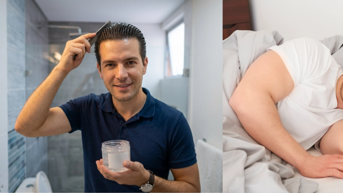 ¿Es malo dormir con gel en el cabello? Lo que dicen los dermatólogos sobre este hábito nocturno