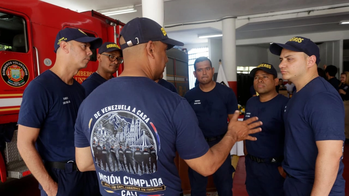 Regresan a Cali los bomberos que en Venezuela rescataron a sobrevivientes de los terremotos: 'Vivimos milagros entre la tragedia'