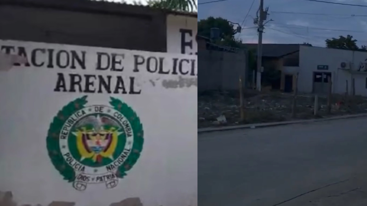 Video | Ataque con drones destroza estación de Policía en Arenal, sur de Bolívar; gobernador Yamil Arana denuncia grave escalada de violencia