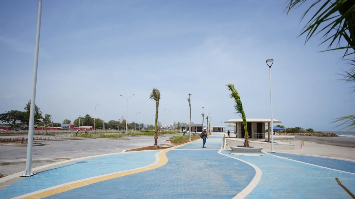 Obras del Gran Malecón del Mar llega al 58,2 % de ejecución y Cartagena prevé inaugurar el primer kilómetro en septiembre con De la Espriella
