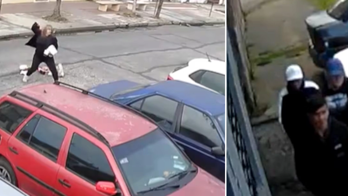 Video | La inesperada reacción de una mujer al ver a su esposo en peligro durante un robo: ahuyentó a tres ladrones