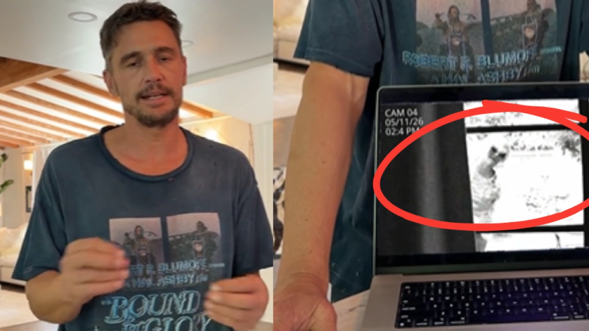 ¿Encuentro alienígena o estrategia publicitaria? James Franco reaparece con un video de un supuesto extraterrestre y desata una ola de teorías