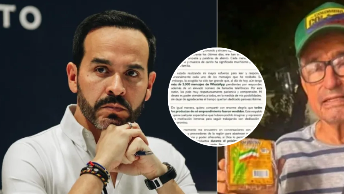 Don Luis Felipe Yagüe, el vendedor de panela, aceptó asistir a la posesión del presidente electo Abelardo De La Espriella el próximo 7 de agosto