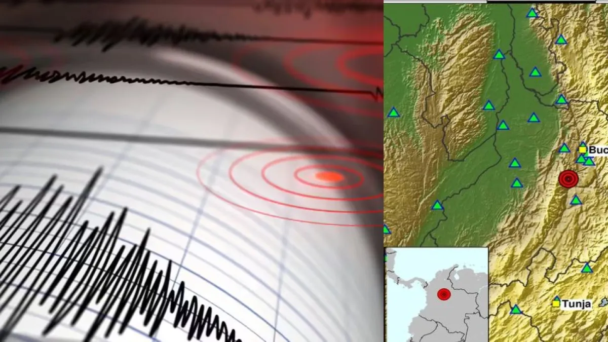 Temblor hoy en Colombia | Reportan sismo de magnitud 4.4 en la tarde de este 15 de julio: epicentro y profundidad; se sintió en Bucaramanga