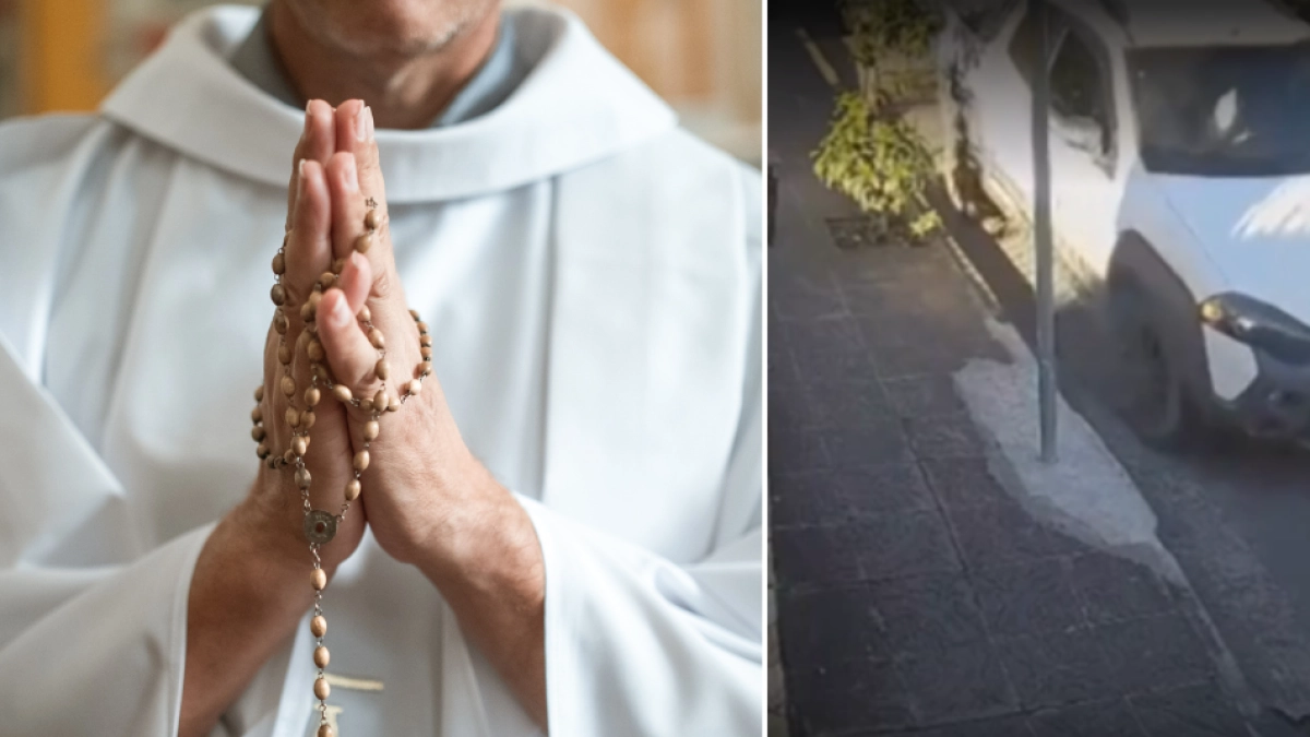 Ladrones aprovecharon que un sacerdote estaba en una iglesia con unas monjas y le robaron el carro: 'Se llevaron objetos que usaba en la eucaristía'