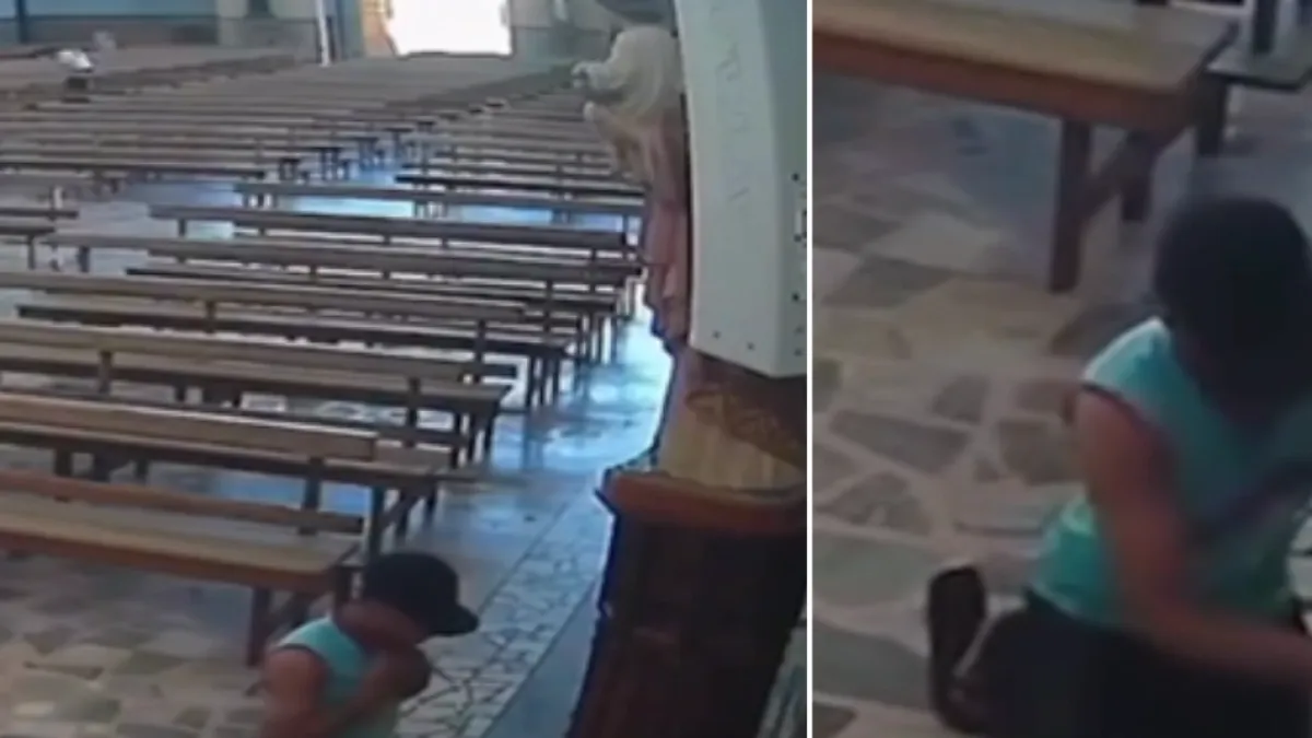 Hombre rezó frente a la imagen del Niño Jesús y luego robó las ofrendas de una iglesia en Brasil: llevaba un dispositivo de monitoreo en el tobillo
