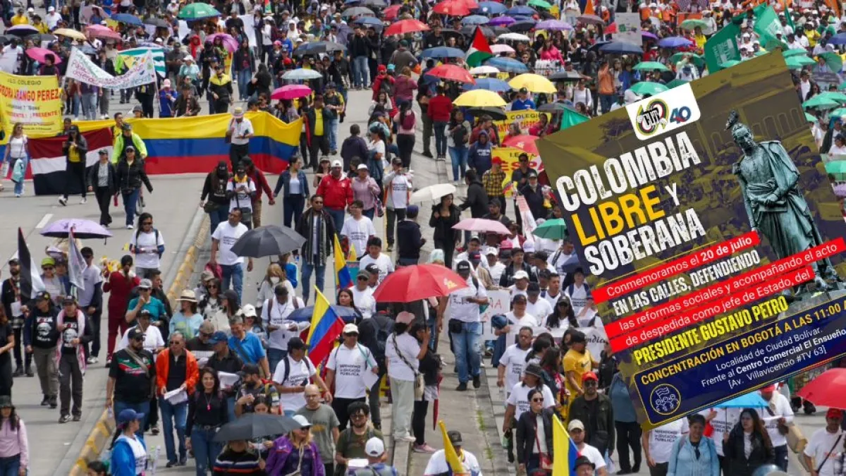 Marchas del 20 de julio: CUT y Fecode convocan movilizaciones en Colombia; conozca las ciudades que participarán y los horarios