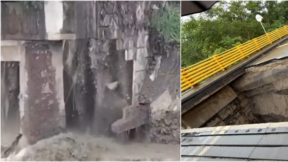 Video | ¡'Se lo llevó!': impresionantes imágenes muestran cómo la fuerza del río Ariari provoca el colapso del puente La Amistad en Meta