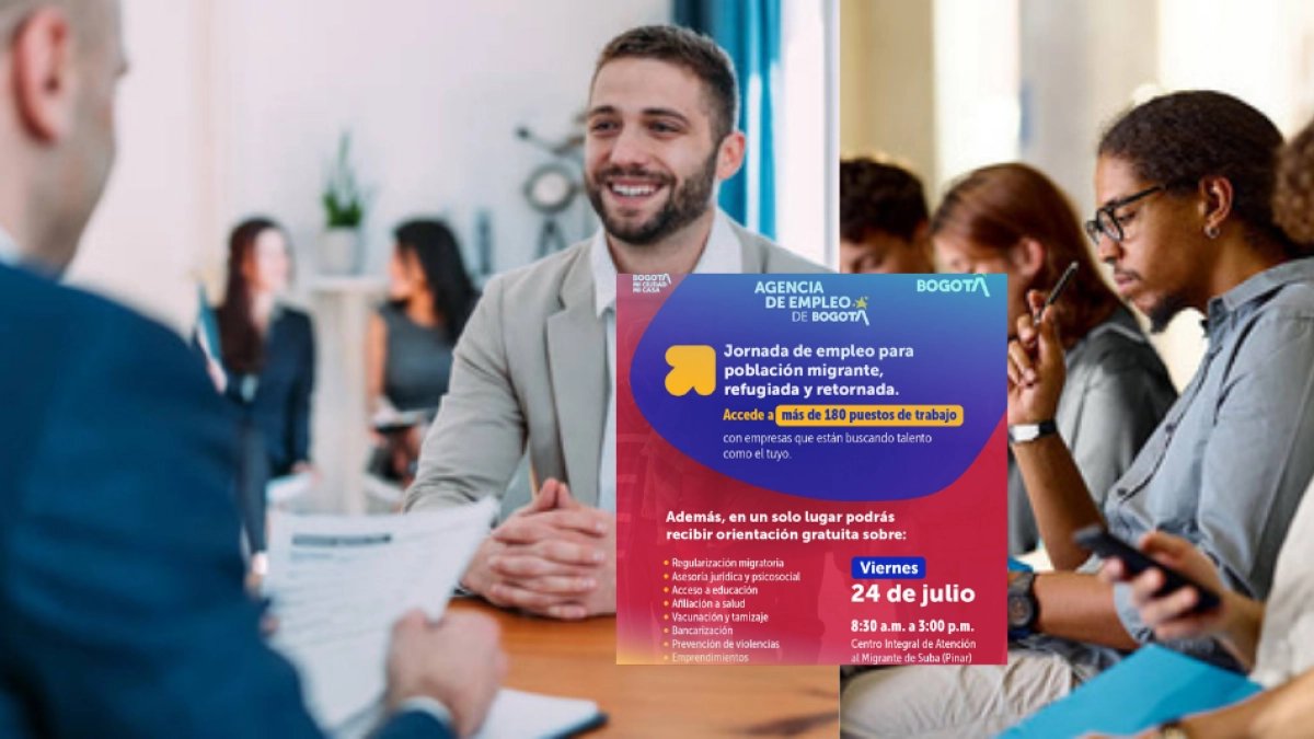 Bogotá abre 180 vacantes de empleo para migrantes y refugiados: requisitos y fecha