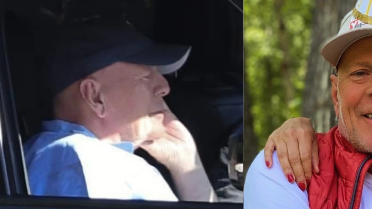 Bruce Willis reapareció en público tras ser diagnosticado con demencia