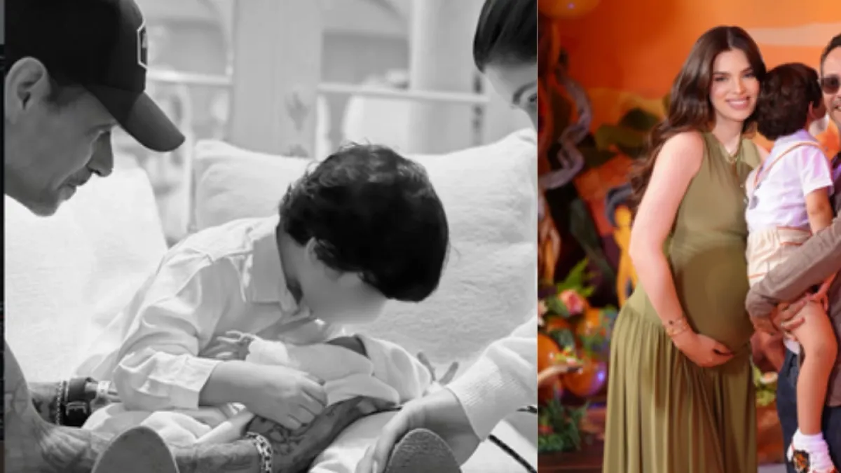Marc Anthony y Nadia Ferreira dieron la bienvenida a su hija Myla: 'Qué bendición tan grande'