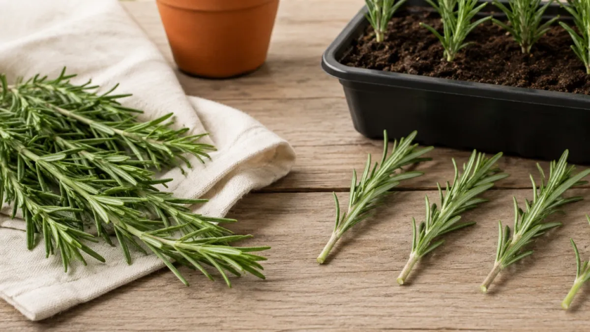 ¿Compró romero fresco para cocinar? Así puede convertir unas cuantas ramas en nuevas plantas