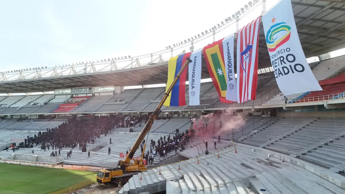 Barranquilla: ampliación del estadio Metropolitano entra en su recta final tras instalar la última grada