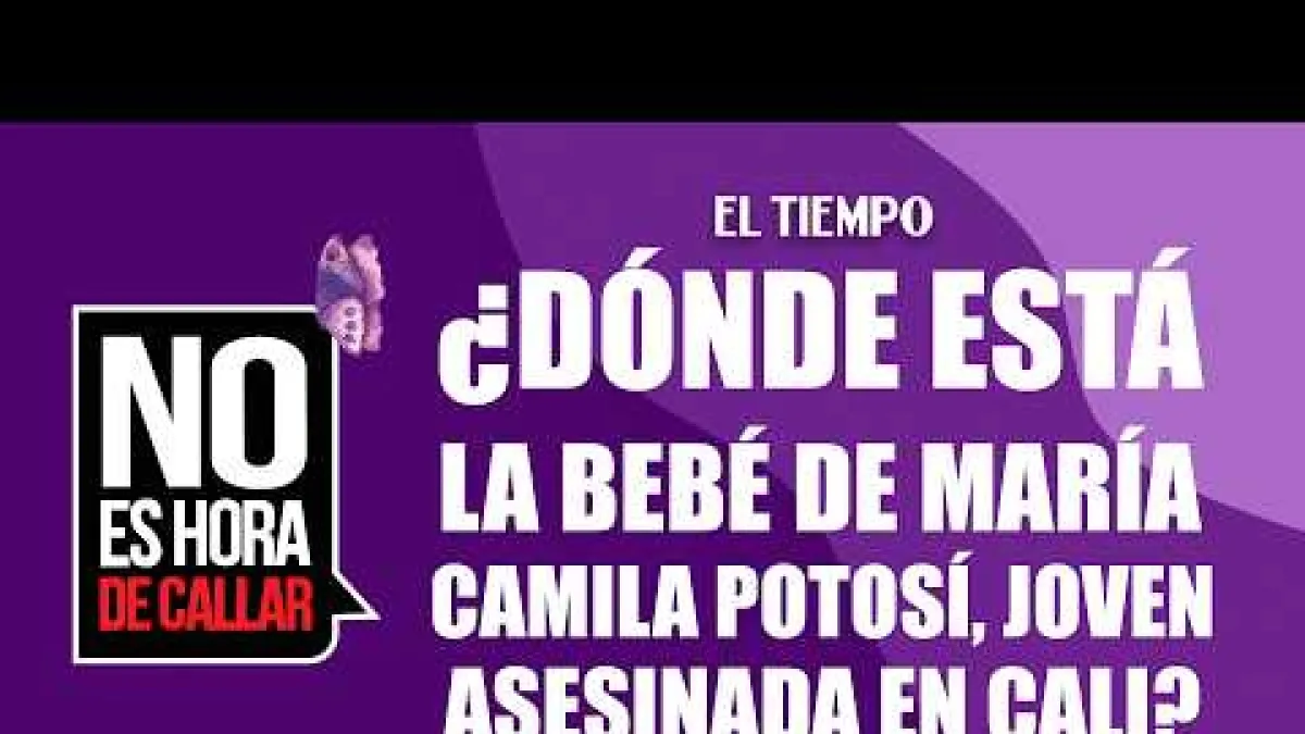 ¿Dónde está la bebé de María Camila Potosí, joven asesinada en Cali?