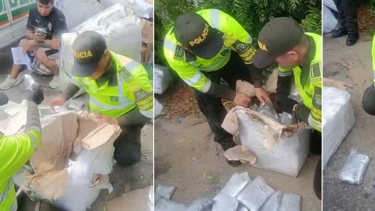 Incautan 32 kilos de marihuana que iban ocultos en una encomienda con destino a Barranquilla