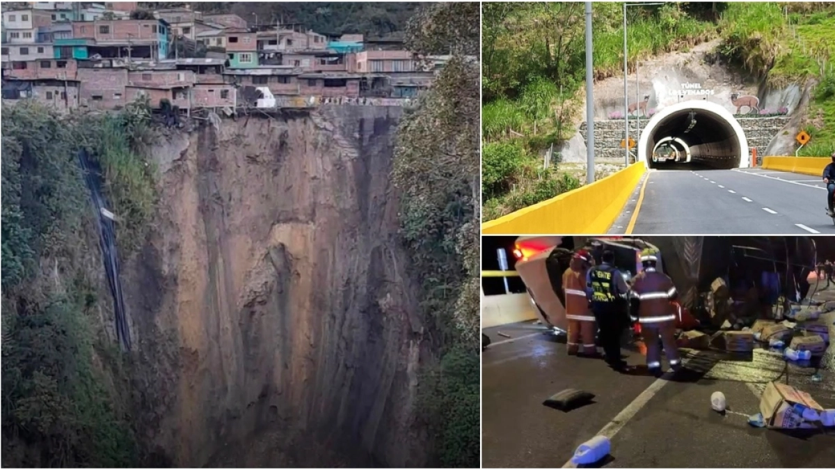 Alerta en La Línea por grave derrumbe: la vía por donde pasa el 70 % de la carga de Colombia tiene paso restringido tras emergencia; esto se sabe