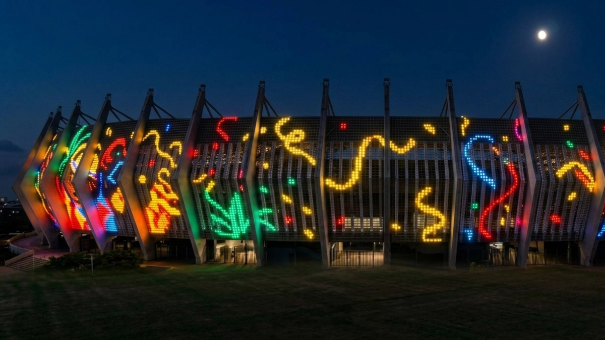 El Supermetro se ilumina: 74.000 luces led convertirán al Metropolitano en un ícono nocturno; Char revela la sorpresa junto a Luis Díaz