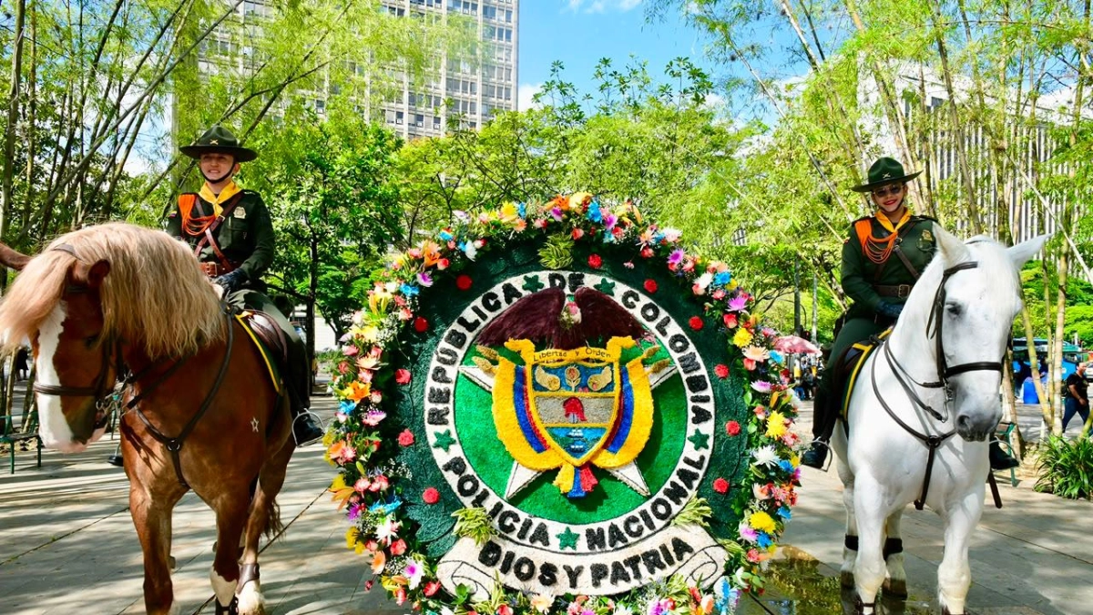 Blindaje total para la Feria de las Flores: más de 3.000 policías y una fuerza élite de EE. UU. custodiarán Medellín
