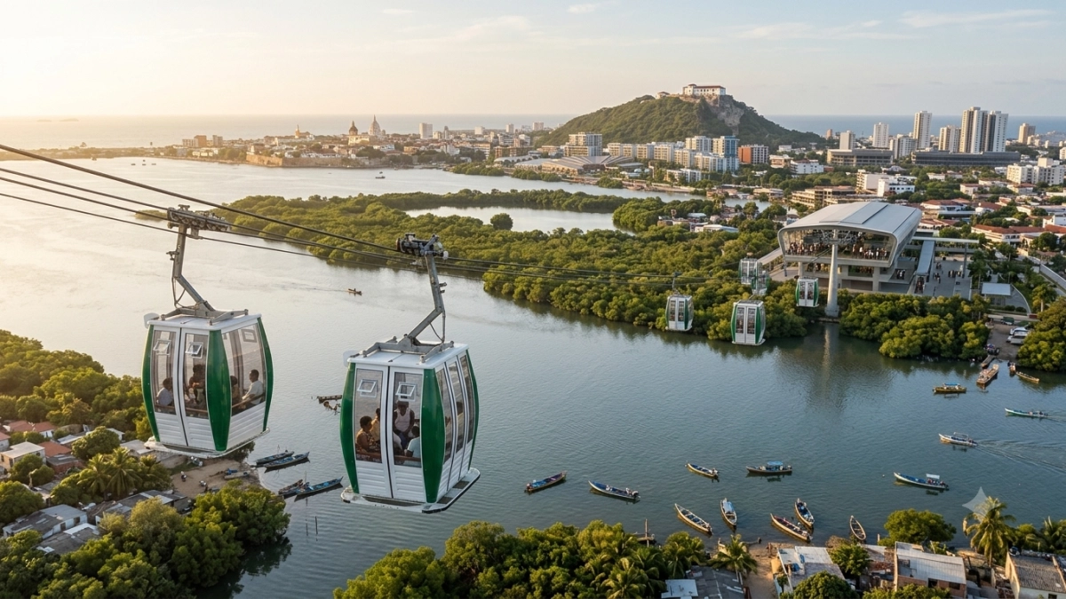 Teleférico de Cartagena logra cierre financiero: así será el proyecto turístico que conectará el puerto, Bazurto, La Popa y el Centro Histórico