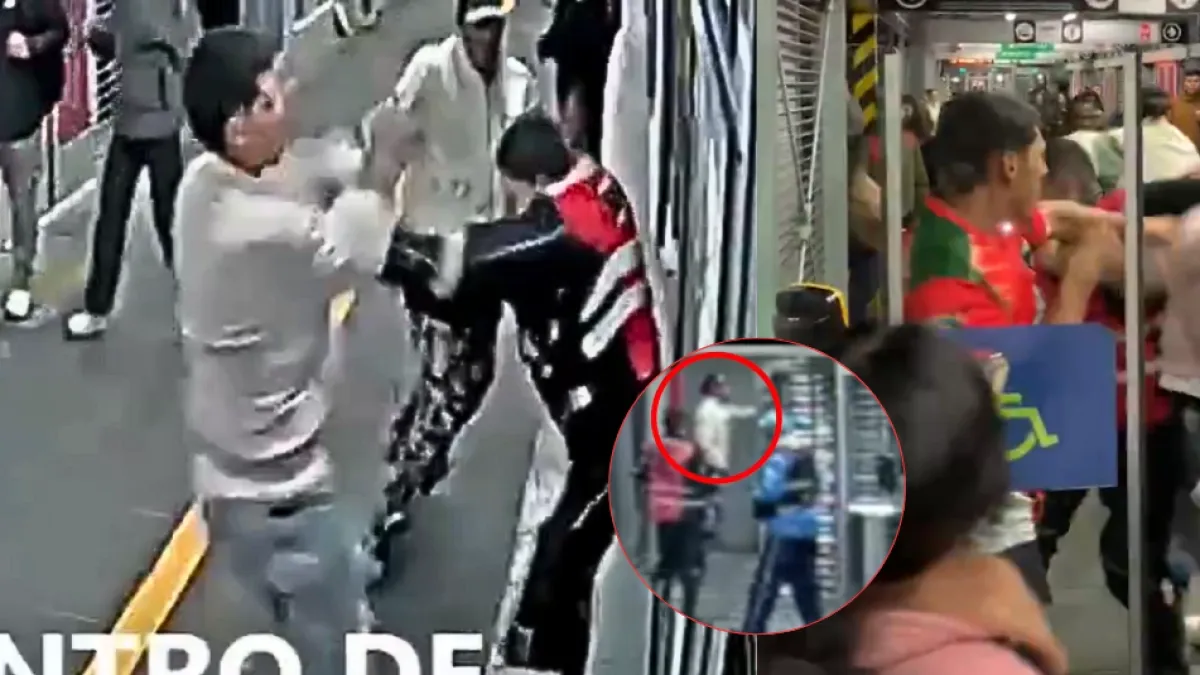 Guardia de TransMilenio fue agredido en estación Universidades-City U de Bogotá tras reclamar a usuarios que habrían evadido el pago del pasaje