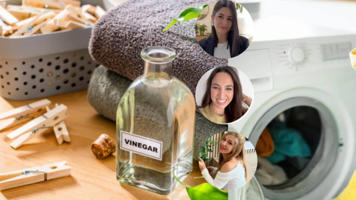 Solo media taza de vinagre blanco en la lavadora: el truco casero para toallas más suaves, esponjosas y absorbentes