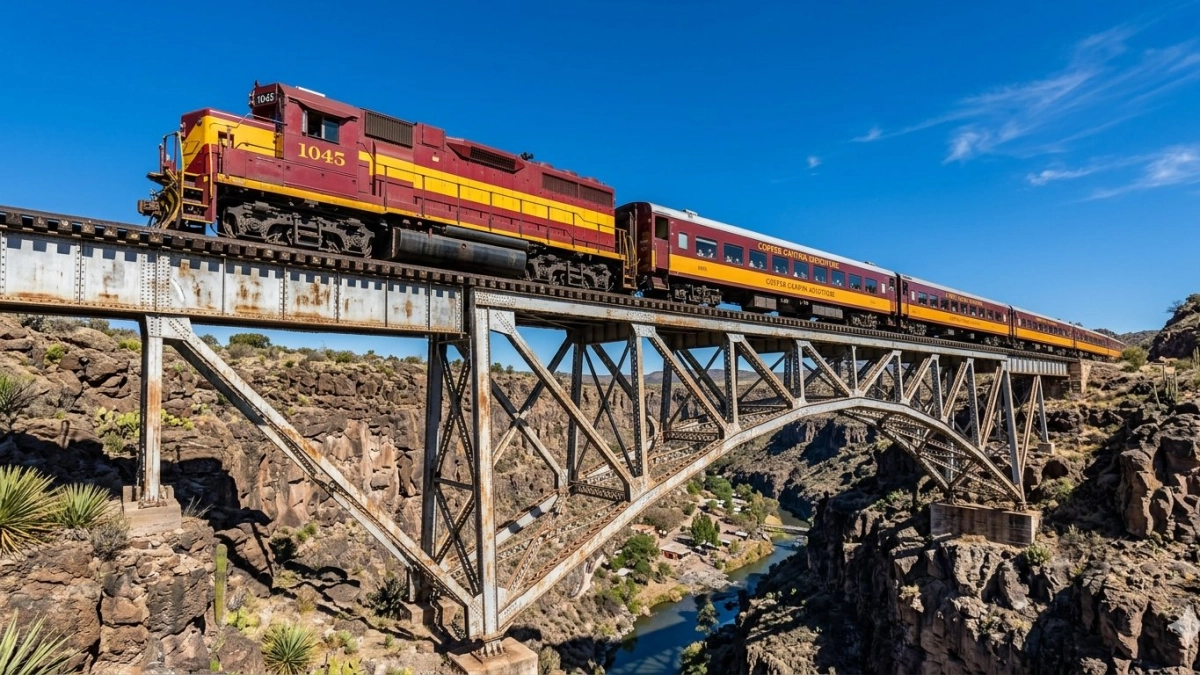 Así es el tren que atraviesa 69 túneles y 58 puentes hasta casi 5.000 metros en Los Andes