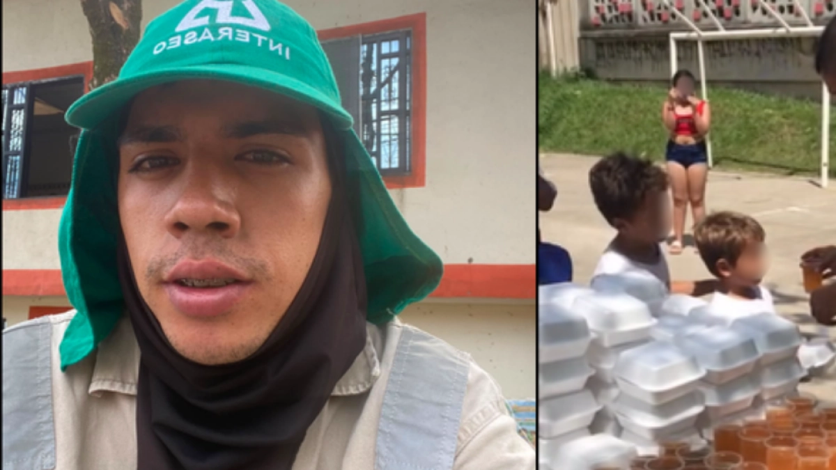 El joven ibaguereño que trabaja barriendo las calles y, tras ganarse un chance, repartió mercados: 'Bendecido para bendecir'