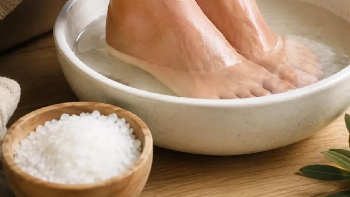 Lavarse los pies con sal y aceite de oliva: cuáles son los beneficios que se le atribuyen y cuándo no se recomienda