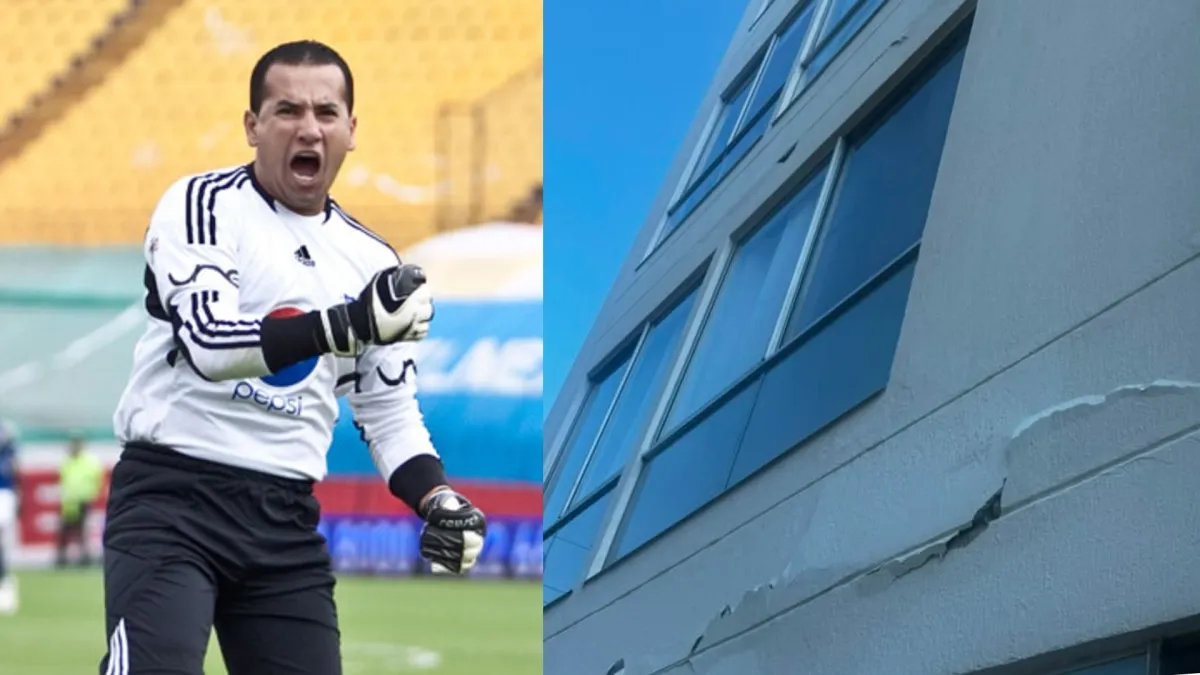 Nelson Ramos, exarquero de Millonarios, mostró imágenes de las afectaciones que sufrió en Cali tras fuerte terremoto: 'Esperar a ver si es habitable'