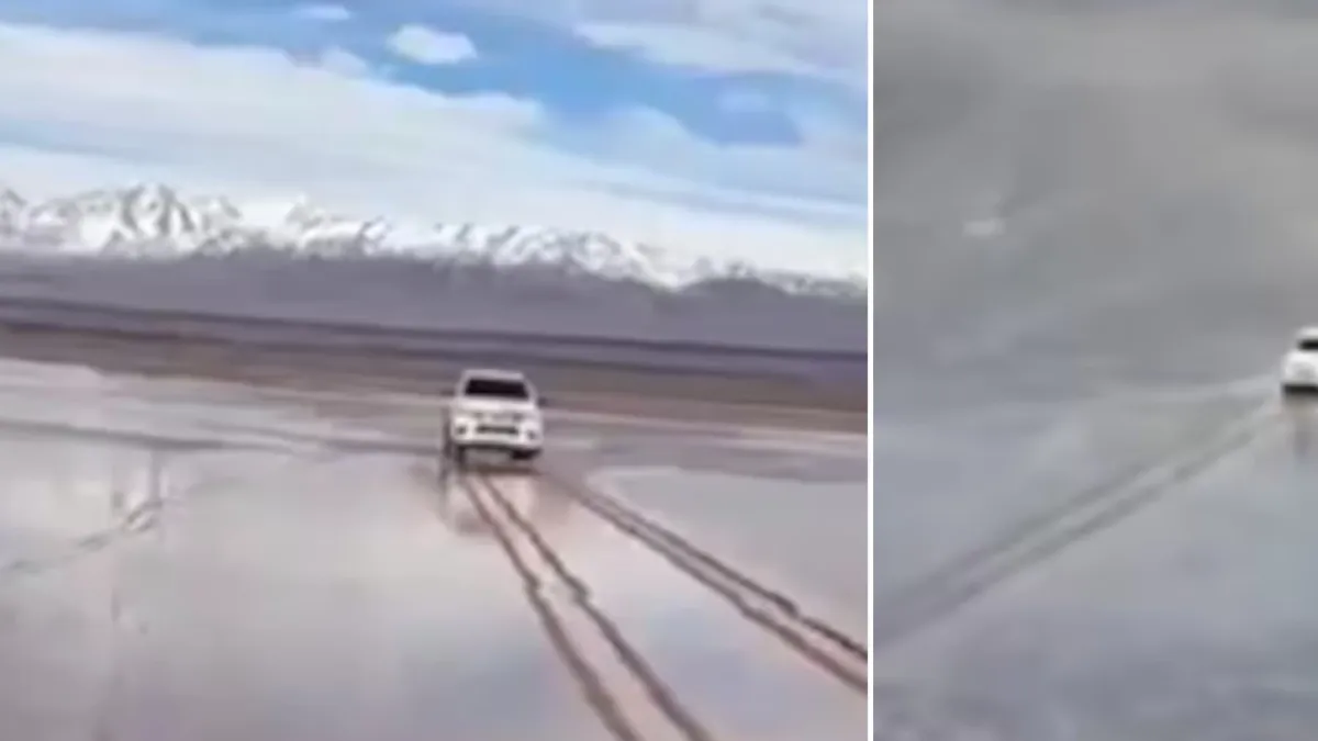 Entró con una camioneta a una zona natural protegida en Argentina y dejó huellas que podrían tardar 100 años en desaparecer