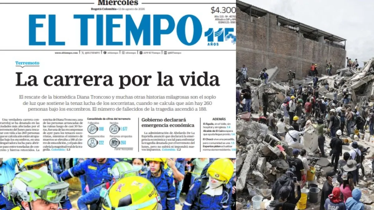 TERREMOTO EN COLOMBIA: ¿UNA CARRERA CONTRA RELOJ?