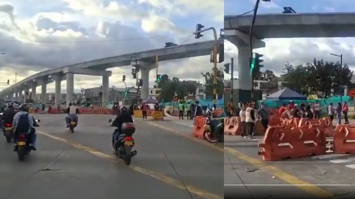 Atención: manifestaciones en la Autopista Sur en Bogotá afectan la movilidad de vehículos, incluyendo TransMilenio