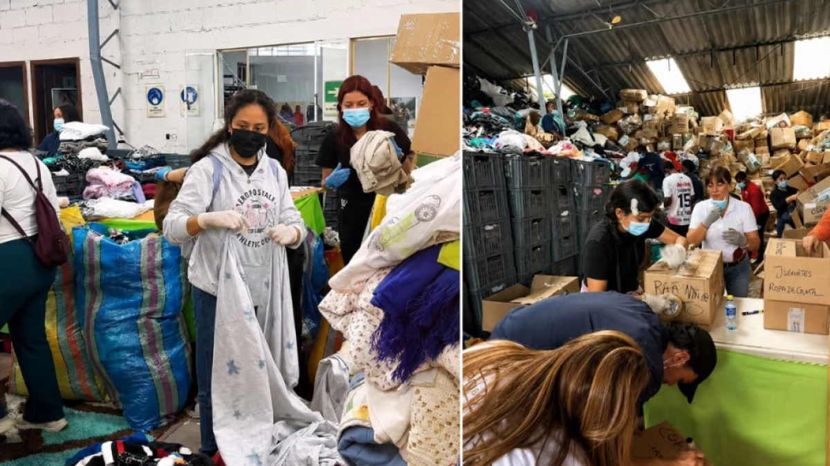 Bogotá habilita puntos para donar ropa a las familias damnificadas por el terremoto