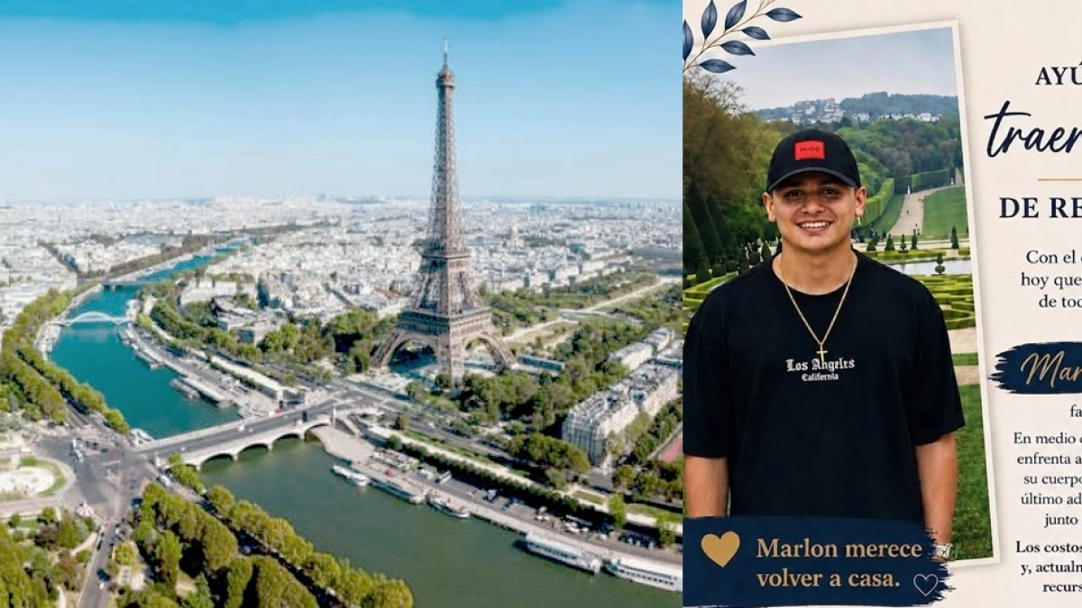 El drama de una familia antioqueña para repatriar a Marlon, un joven paisa que murió ahogado en París