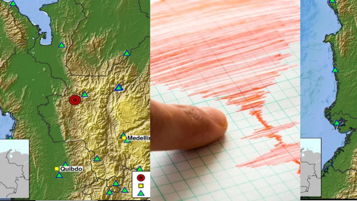 Three Consecutive Earthquakes Shake Colombia's Chocó and Antioquia