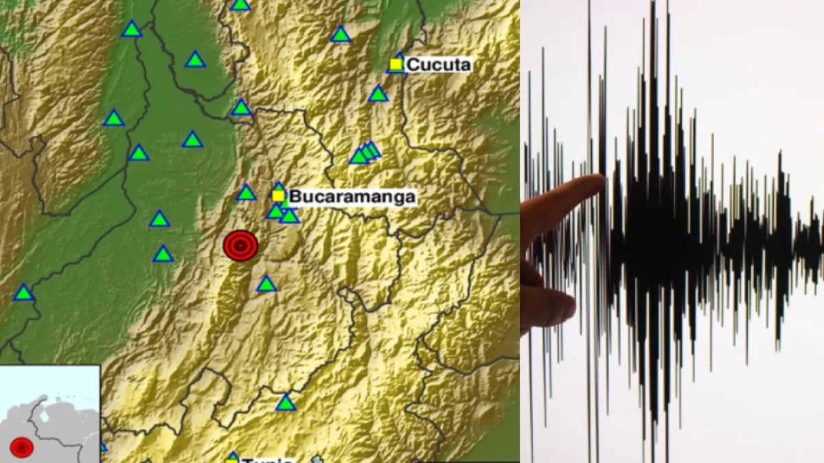 Nuevo temblor en Colombia: sismo con magnitud de 3,0 se registró en Zapatoca, Santander este domingo 23 de agosto