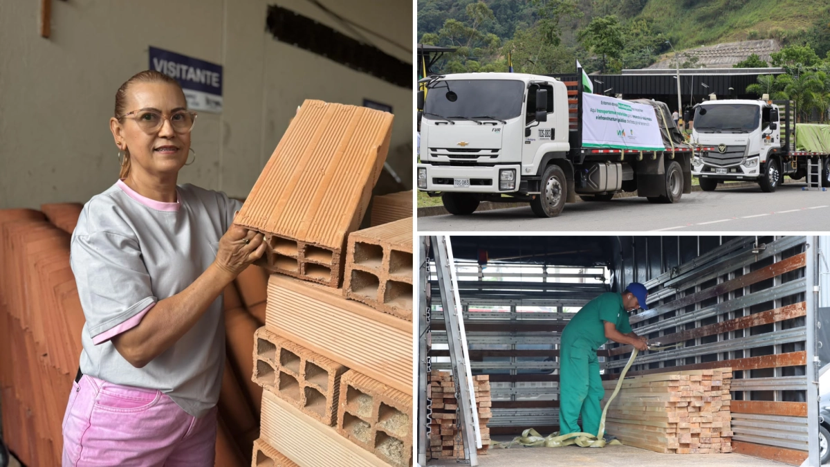 Inició proceso de reconstrucción de viviendas tras el terremoto en Antioquia: Caramanta, Hispania y Betania recibieron primer cargamento de materiales